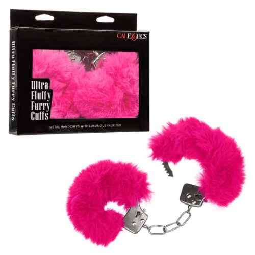 Ultra Fluffy Furry Handcuffs Pink