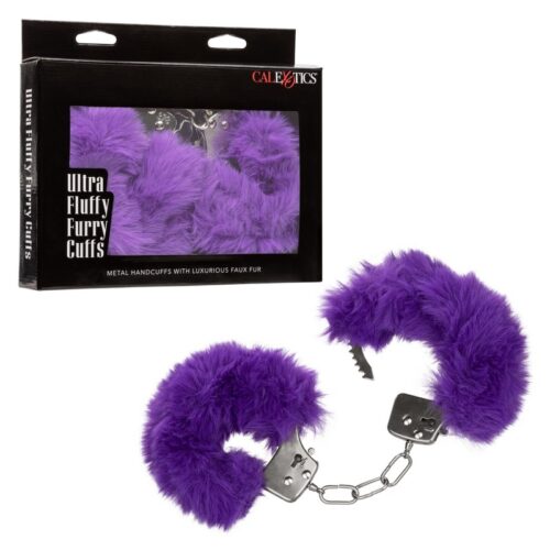 Ultra Fluffy Furry Handcuffs Purple