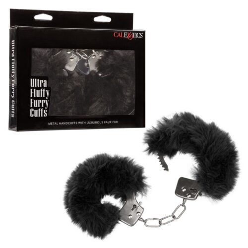 Ultra Fluffy Furry Handcuffs Black