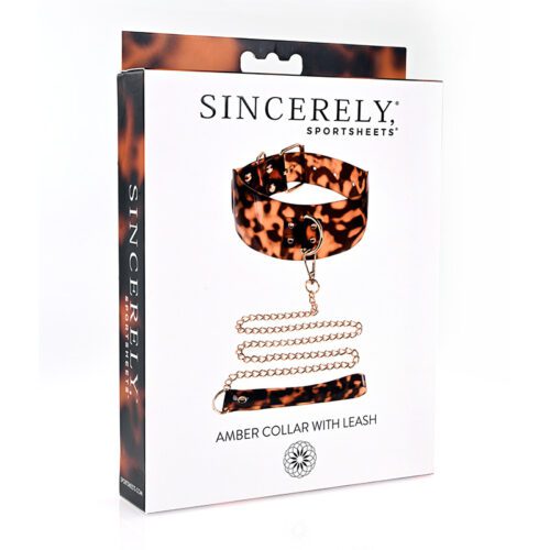 Sincerely Amber Collar & Leash