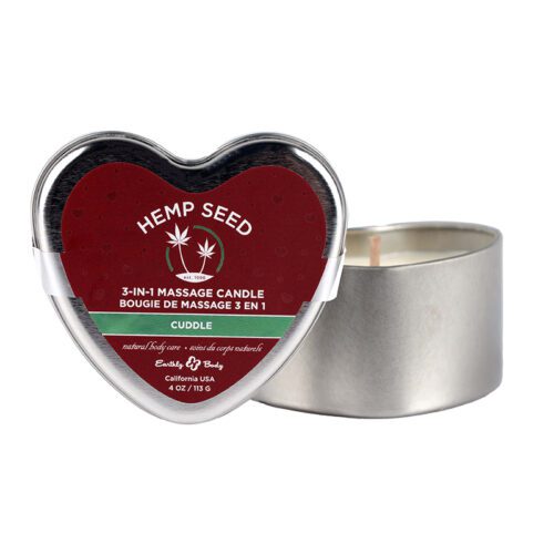 Valentine’s Day Heart Tin 3 in 1 Massage Candle Cuddle