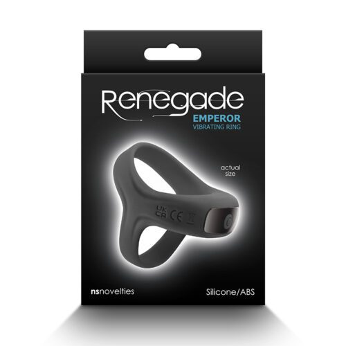 Renegade Emperor Vibrating Ring - Black 1