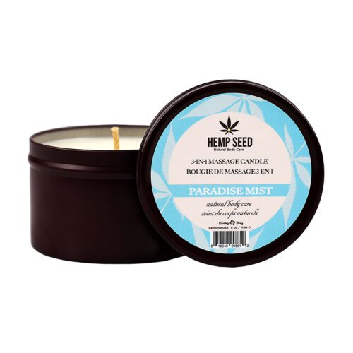 3 in 1  Round Massage Candle 6 oz. Paradise Mist