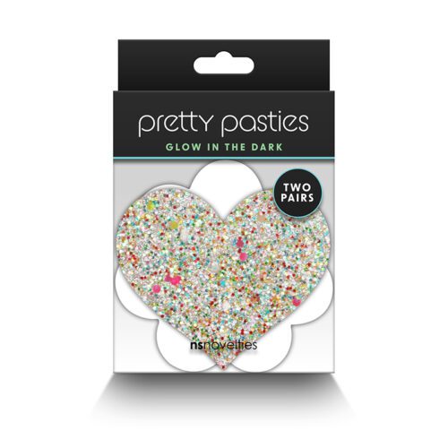 Pretty Pasties Heart/Flower Glow 2 sets 1