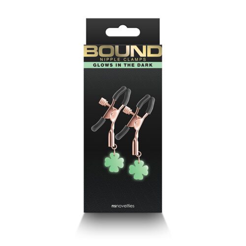 Bound Nipple Clamps - G4 Rose Gold GID