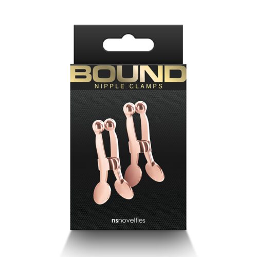 Bound Nipple Clamps - C1 - Rose Gold