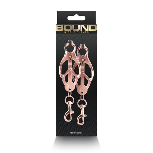 Bound Nipple Clamps - C3 - Rose Gold