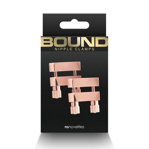 Bound Nipple Clamps - V1 - Rose Gold