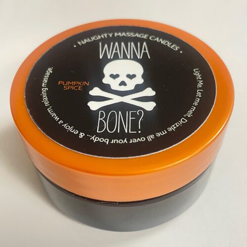 1.7 oz Massage Candle “Wanna Bone” Pumkin Spice