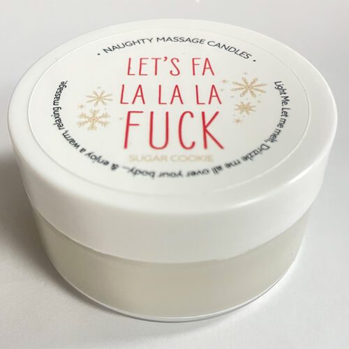 1.7 oz Massage Candle “Fa La F*ck” Sugar Cookie