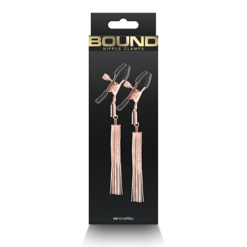 Bound Nipple Clamps - D2 - Rose Gold 1