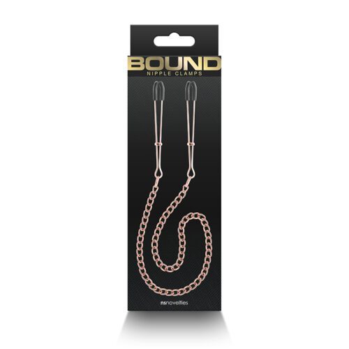 Bound Nipple Clamps - DC3 - Rose Gold