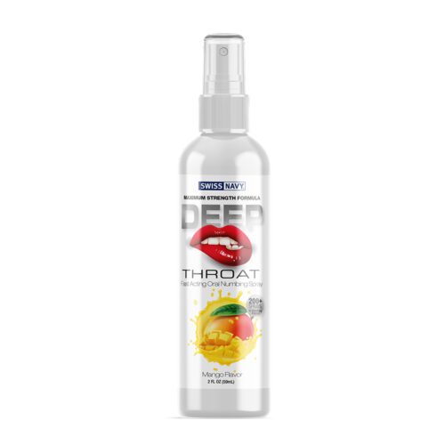 2 oz. Swiss Navy Deep Throat Spray Mango 1