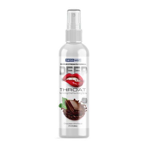 2 oz. Swiss Navy Deep Throat Spray Chocolate Mint