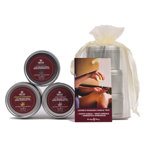 Valentine’s Day 3 in 1 Massage Candle Trio Three 1.75 oz Candles