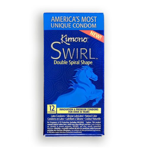 Kimono Swirl Condom 12 Pack