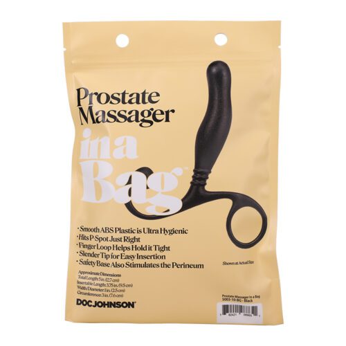 Prostate Massage in a Bag Black