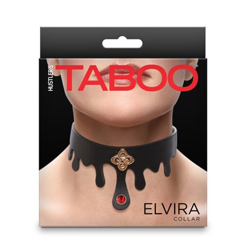 Hustler Taboo - Elvira Collar - Black 1