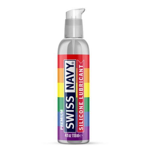 4 oz Swiss Navy Lube Silicone Pride Edition