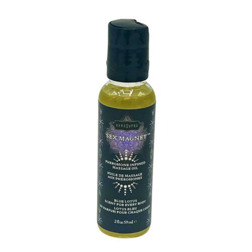 Sex Magnet Blue Lotus 2 oz Massage Oil