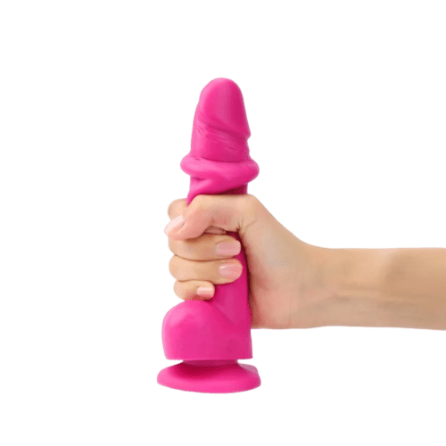 SLIDING SKIN REALISTIC DILDO FUCHSIA S