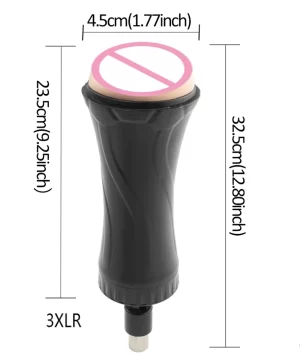 Series 3X XLR Sex machine attachments - CR-D05-GS
