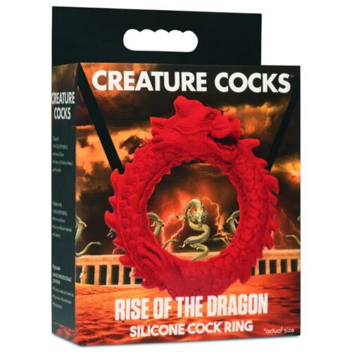 Creature Cock Rise of the Dragon Silicone Cock Ring 1