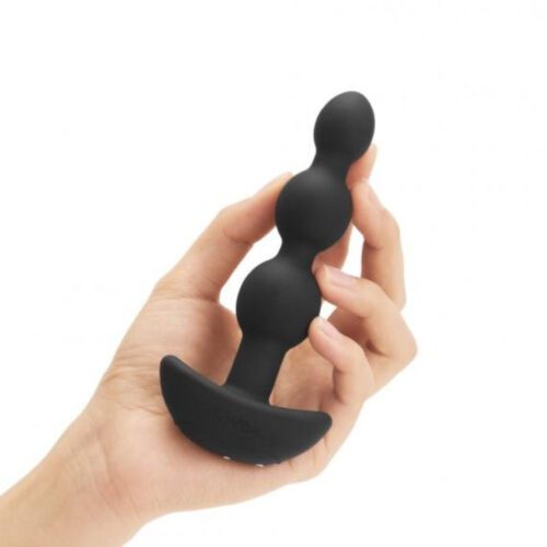 b-Vibe Triplet Anal Beads Black