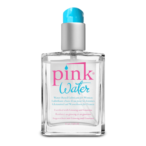 Pink Water 4oz Glass Bottle 1