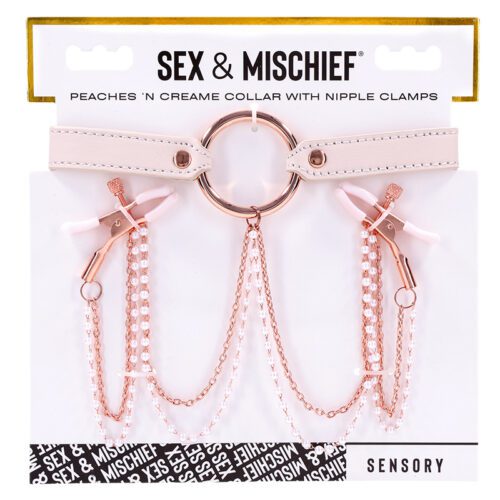 Peaches ‘n CreaMe Collar with Nipple Clamps 1