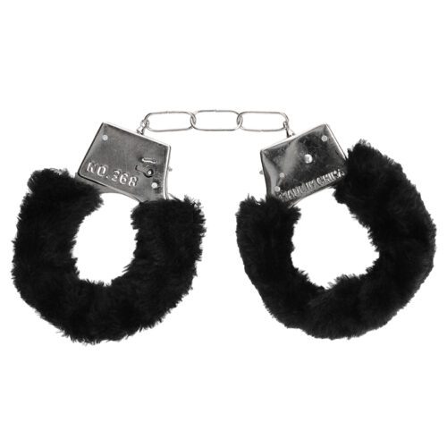 Beginners Handcuffs Furry Black 1