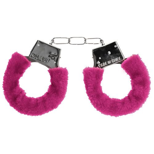 Beginners Handcuffs Furry Pink 1