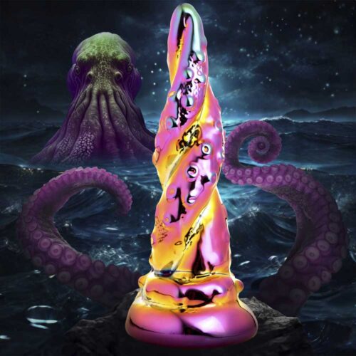 Enchantress Rainbow Glass Dildo 1