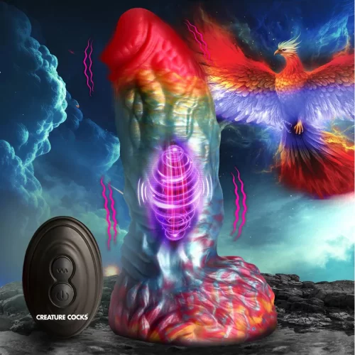 Rainbow Phoenix Vibrating Silicone R/C 1