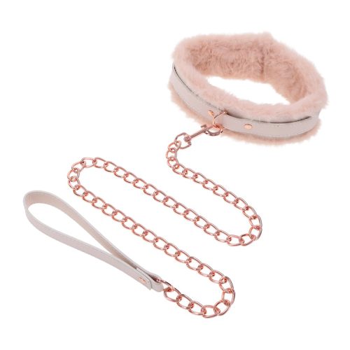 Peaches ‘n CreaMe Fur Collar & Leash