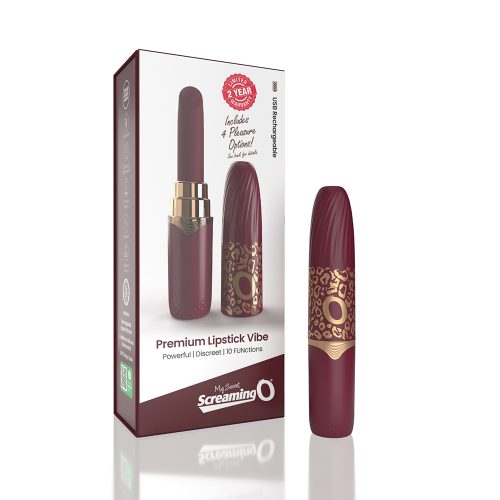 Rechargeable Vibrating Lipstick Merlot