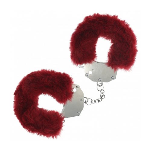 Heavy-Duty Fluffy Cuffs Burgundy