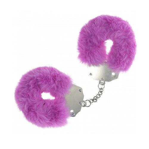 Heavy-Duty Fluffy Cuffs Purple