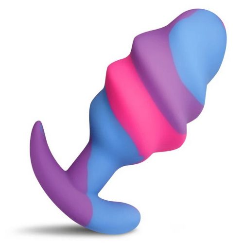 Unicorn Swirl Silicone Plug Large