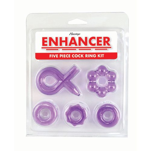 Enhancer 5 Piece Cockring Set Purple