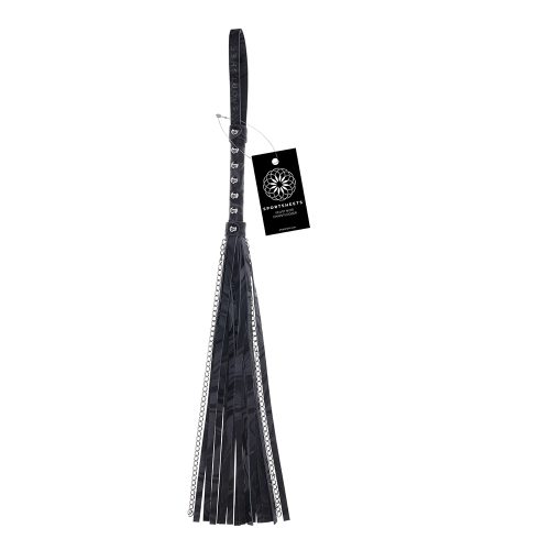 Velvet Noir Chain Flogger